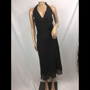 Willie Smith 100% silk Poka-Dot dress sz 8